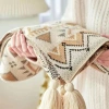 Chăn dệt kim bohemian mềm mại, thân thiện da, phù hợp cho bé, sofa, văn phòng, giá ưu đãi 2