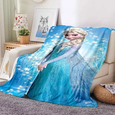 Chăn Disney Bạch Tuyết Elsa Nàng Tiên Cá - Mềm Ấn, Thích hợp Sofa, Văn phòng, Ô tô, Điều hòa không khí A44 154.596 VND 2