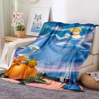 Chăn Disney Bạch Tuyết Elsa Nàng Tiên Cá - Mềm Ấn, Thích hợp Sofa, Văn phòng, Ô tô, Điều hòa không khí A44 154.596 VND 3