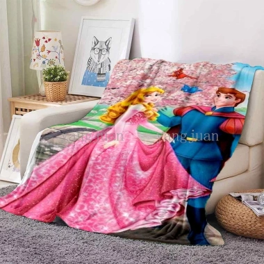 Chăn Disney Bạch Tuyết Elsa Nàng Tiên Cá - Mềm Ấn, Thích hợp Sofa, Văn phòng, Ô tô, Điều hòa không khí A44 154.596 VND 4