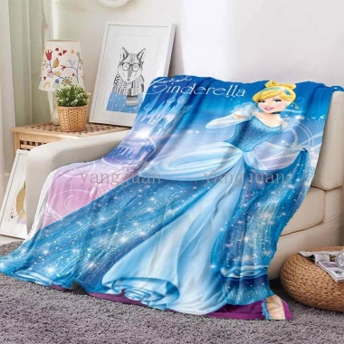 Chăn Disney Bạch Tuyết Elsa Nàng Tiên Cá - Mềm Ấn, Thích hợp Sofa, Văn phòng, Ô tô, Điều hòa không khí A44 154.596 VND 6