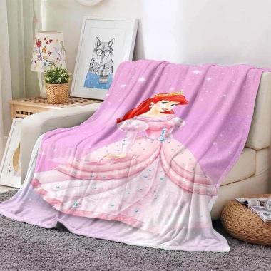 Chăn Disney Bạch Tuyết Elsa Nàng Tiên Cá - Mềm Ấn, Thích hợp Sofa, Văn phòng, Ô tô, Điều hòa không khí A44 154.596 VND 10