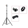 Chân đỡ kẹp điện thoại livestream 2m, chụp tự sướng, quay video, kẹp Vuông - Giá 125k 3