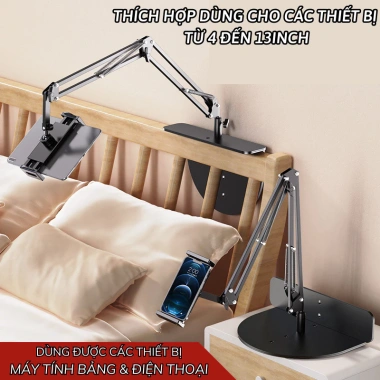 Chân Đỡ Máy Tính Bảng Đứng 80cm Xoay 360 độ Chống Rung Dostore Giá 320.000 VND