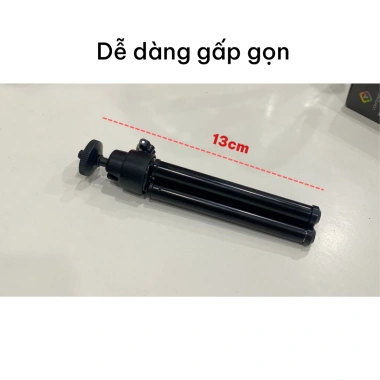 Chân Đỡ Webcam 3 Chân Đa Năng, Tripod Di Động Đặt Bàn, Hỗ Trợ Lỗ Ren - Giá Ưu Đãi 29.000₫ 4