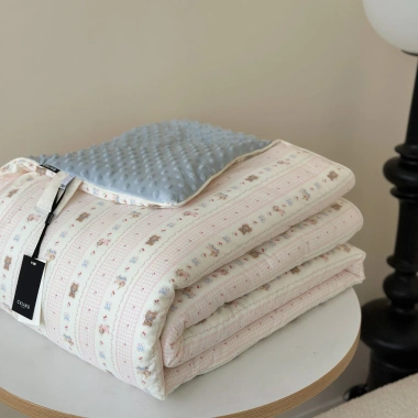 Chăn Duvet Hoạt Hình Hoa Sữa Dệt Kim Cotton Đậu Chăn Đậu Nành – Size Đa Dạng, 744.160 VND