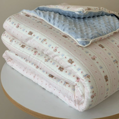 Chăn Duvet Hoạt Hình Hoa Sữa Dệt Kim Cotton Đậu Chăn Đậu Nành – Size Đa Dạng, 744.160 VND