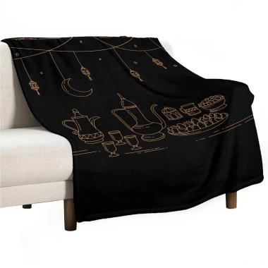 Chăn Flannel Ramadan - Siêu Mềm, Ấm Áp, Điều Hòa cho Du Lịch, Văn Phòng, Giường Sofa - Giá chỉ 280,908 VND