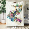 Chăn Flannel Zootopia 2 một mặt - êm mềm, phù hợp cho sofa, giường, văn phòng, du lịch, giá ưu đãi 183k 5