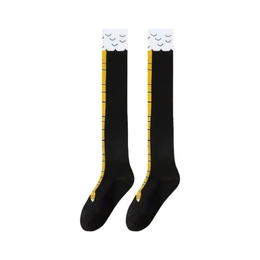 Chân Gà Chân Tất Nữ Dài Tất Hoạt Hình Cotton 3D In Đầu Gối - Giá chỉ 33.000₫