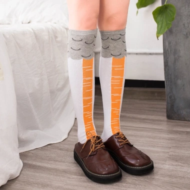 Chân Gà Nữ Độc Đáo Dài Tất Hoạt Hình Cotton 3D In Đầu Gối - Giá Ưu Đãi 31,957₫ 9