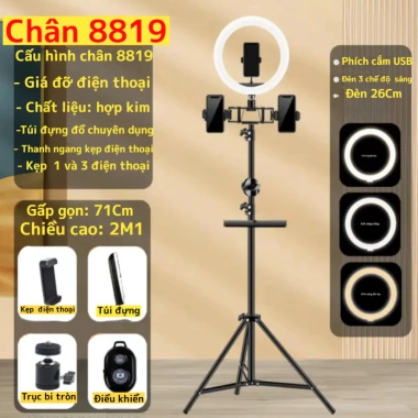 Chân Gậy Livestream 3 Chân 360° Quay Video Chụp Hình - Giá Giảm 120k, Gốc 147.6k 2 Chân Gậy Livestream 3 Chân 360° Quay Video Chụp Hình - Giá Giảm 120k, Gốc 147.6k 2