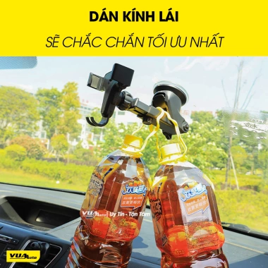 Chân giá đỡ điện thoại dán taplo kính lái, móc gài cửa gió ô tô VuaAuto - 24.500₫