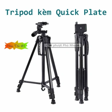 Chân giá đỡ Tripod 3.366 gọn nhẹ, thích du lịch dã ngoại cắm trại - 158.000₫ 6