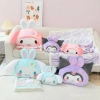 Chăn gối ôm 2 trong 1 Kuromi Cinnamoroll - Chăn điều hòa dày, gối đầu xe, gối cổ, 158.000₫
