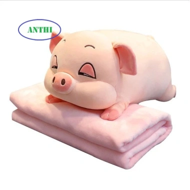 Chăn gối văn phòng 3 trong 1 hình thú - Siêu mềm, Giá chỉ 79.000đ, Tiết kiệm không gian 7