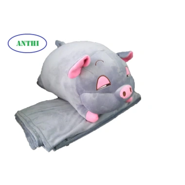 Chăn gối văn phòng 3 trong 1 hình thú - Siêu mềm, Giá chỉ 79.000đ, Tiết kiệm không gian 8