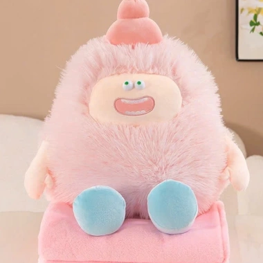 Chăn gối văn phòng đa năng thú béo đáng yêu - tiện tích, giảm giá 59k