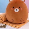 Chăn gối văn phòng đa năng thú béo đáng yêu - tiện tích, giảm giá 59k 9