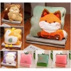 Chăn Gối Văn Phòng Hoa Quả Vuông 3in1 MY.home – Gối Mền Ủ Tay Ngộ Nghĩnh, Giá 189.000₫