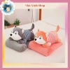 Chăn Gối Văn Phòng Hugky Áo Sọc - Thiết Kế Thoáng Mát, Giá Ưu Đãi 199.900 VND