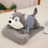 Chăn Gối Văn Phòng Hugky Áo Sọc - Thiết Kế Thoáng Mát, Giá Ưu Đãi 199.900 VND 2