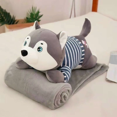 Chăn Gối Văn Phòng Hugky Áo Sọc - Thiết Kế Thoáng Mát, Giá Ưu Đãi 199.900 VND 2