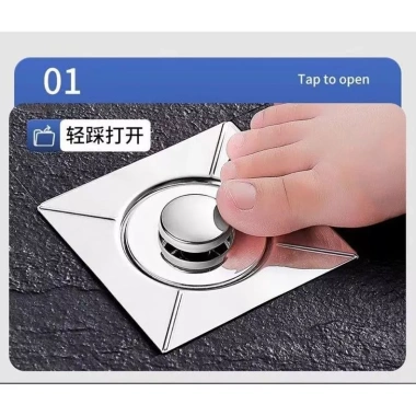 Chân hoạt động sàn thoát nước Bounce khử mùi cho nhà vệ sinh - Ưu đãi 134.484 VND