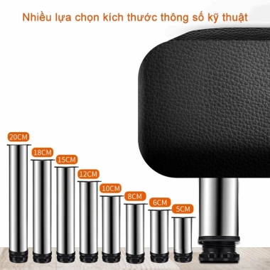 Chân kệ inox ghế sofa, bàn, điều chỉnh độ cao MOGEE giá 13.400 VND 2