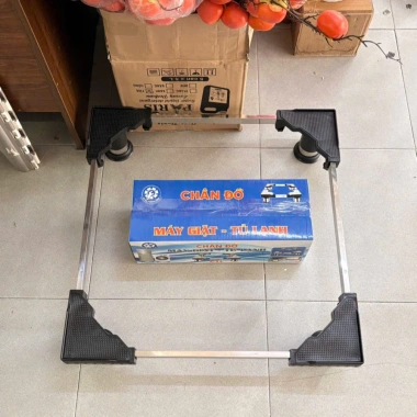 Chân Kê Máy Giặt Inox 304 Điều Chỉnh 50-66cm Dễ Lắp Ráp, Chịu Tải Lớn, Giá 169k 2