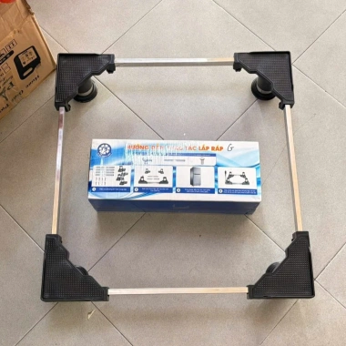Chân Kê Máy Giặt Inox 304 Điều Chỉnh 50-66cm Dễ Lắp Ráp, Chịu Tải Lớn, Giá 169k 3