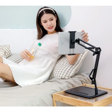 Chân Kẹp iPad và Điện Thoại Đa Năng - Đế để Bàn, Khớp Nâng, Xoay 360, Giá 139.000đ