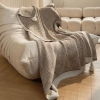 Chăn Không Khí Dệt Kim Bắc Âu Nhẹ Sang Trọng cho Đầu Giường, Văn Phòng và Sofa 2