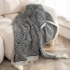 Chăn Không Khí Dệt Kim Bắc Âu Nhẹ Sang Trọng cho Đầu Giường, Văn Phòng và Sofa 7