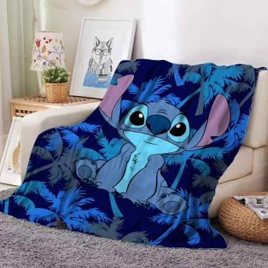 Chăn Lilo & Stitch hoạt hình ấm áp, thoải mái, sang trọng - Phòng khách, văn phòng, du lịch, cắm trại - Giá chỉ 172.800₫ 10