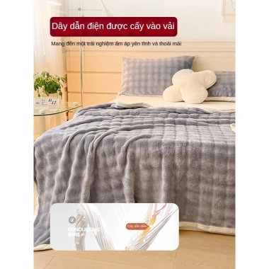 Chăn Lông Chồn Cao Cấp 2.2x2.3m - Ấm Áp, Mềm Mại, Văn phòng du lịch, 287k 5