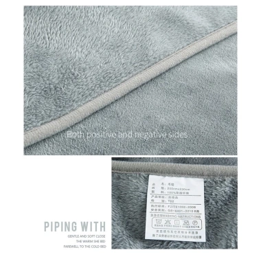 Chăn Lông Cừu Flannel Cao Cấp - Trải Giường Sofa Xe Hơi Khách Sạn Văn Phòng, Giá Ưu Đãi 218k 6
