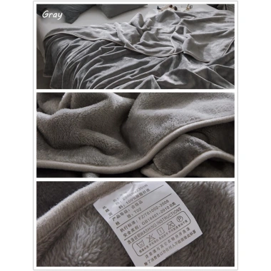 Chăn Lông Cừu Flannel Cao Cấp - Trải Giường Sofa Xe Hơi Khách Sạn Văn Phòng, Giá Ưu Đãi 218k 8