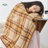 Chăn lông cừu kẻ sọc PfultR nút Winte - ấm áp, cho giường, sofa, phòng ngủ - 166k