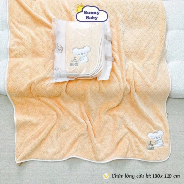 Chăn Lông Cừu SunnyBaby Dày Dặn, Mềm Mịn, Siêu Đẹp cho Mùa Đông - Giá 180.000 VNĐ