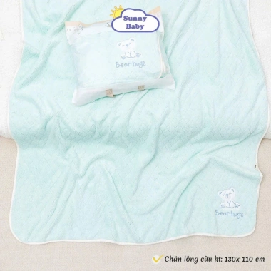 Chăn Lông Cừu SunnyBaby Dày Dặn, Mềm Mịn, Siêu Đẹp cho Mùa Đông - Giá 180.000 VNĐ