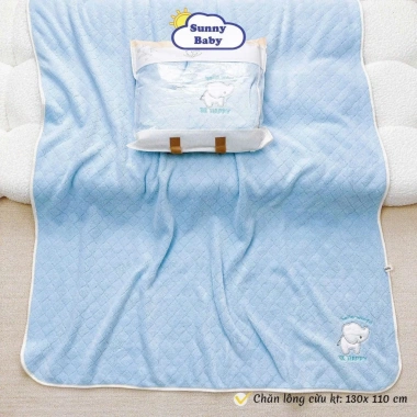 Chăn Lông Cừu SunnyBaby Dày Dặn, Mềm Mịn, Siêu Đẹp cho Mùa Đông - Giá 180.000 VNĐ
