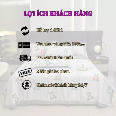 Chăn Lông Thỏ An Như Bedding Siêu Ấm 3 Lớp Chống Xô Bông Dày Mịn 3.8kg 349.900₫