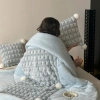 Chăn lông thỏ cao cấp 2 trong 1 – Siêu mềm, ấm, gối ôm đa năng cho sofa, văn phòng, du lịch, ô tô – Giá chỉ 669.000₫ 4