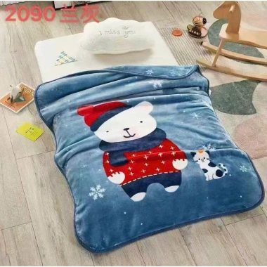 Chăn lông tuyết dày dặn cho bé, chăn nhung 1m05x1m3 đến trường và văn phòng - Giá ưu đãi 149.000₫