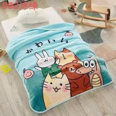Chăn lông tuyết dày dặn cho bé, chăn nhung 1m05x1m3 đến trường và văn phòng - Giá ưu đãi 149.000₫ 3