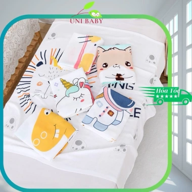 Chăn lụa đắp hè cho bé - Vải cotton mềm mại, thoáng mát, giảm giá 95.000đ