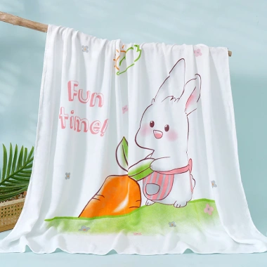 Chăn lụa đắp hè cho bé - Vải cotton mềm mại, thoáng mát, giảm giá 95.000đ