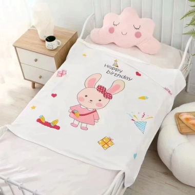 Chăn lụa đắp hè cho bé - Vải cotton mềm mại, thoáng mát, giảm giá 95.000đ