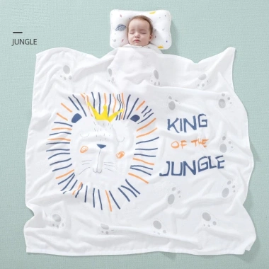 Chăn lụa đắp hè cho bé - Vải cotton mềm mại, thoáng mát, giảm giá 95.000đ